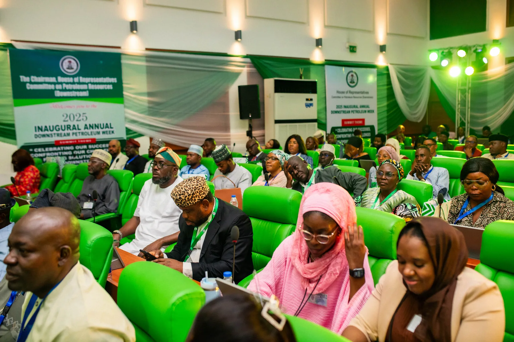 Technical session with speakers and moderators engaging on downstream petroleum solutions (Day 1)